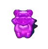 Purple gummy bear symbol